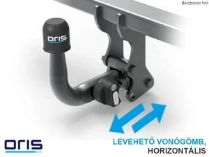 Vonóhorog Renault Clio Grandtour (kombi) 2013-2020 (IV), Vízszintes, Oris (038-883)